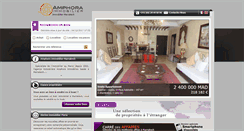 Desktop Screenshot of amphora-immobilier.com